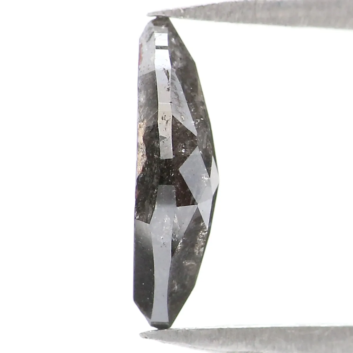 0.88 CT Natural Loose Marquise Shape Diamond Salt And Pepper Marquise Rose Cut Diamond 9.45 MM Black Grey Color Marquise Cut Dia