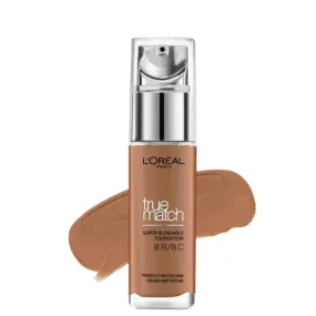 10. L'Oréal Paris True Match Super Blendable Fond de Teint Liquide 8R/8C, 30ml