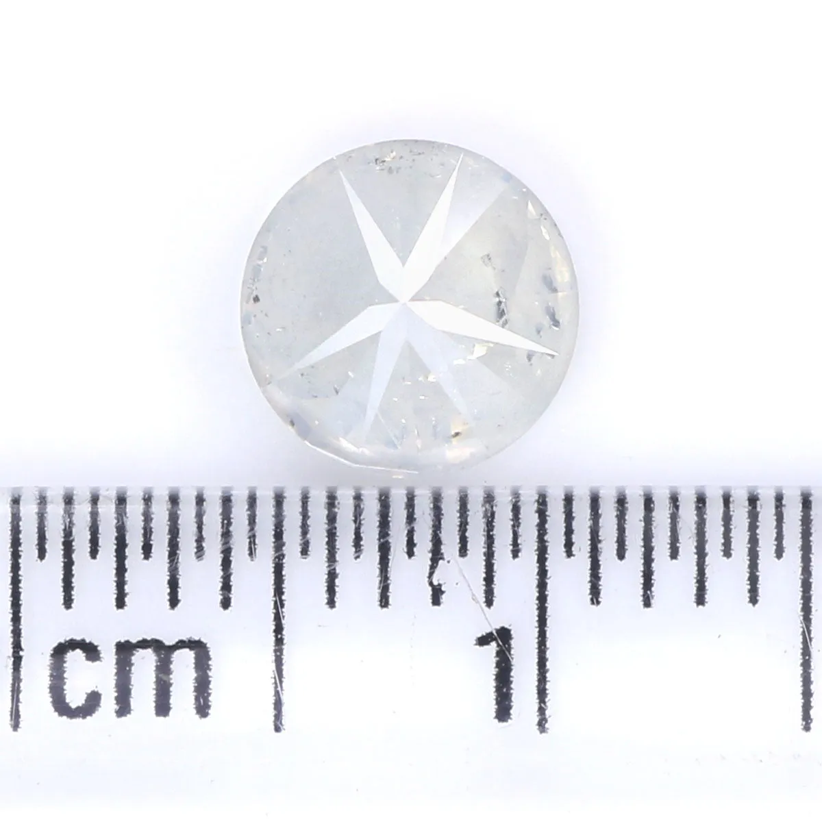 1.16 CT Natural Loose Round Shape Diamond Grey Color Round Cut Diamond 6.45 MM Natural Loose Diamond Round Brilliant Cut Diamond