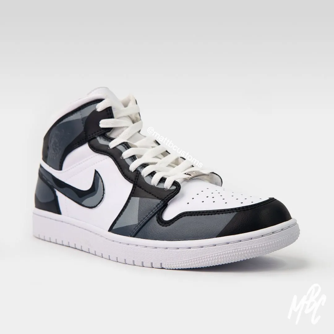 2D Illustration - Jordan 1 Mid Custom