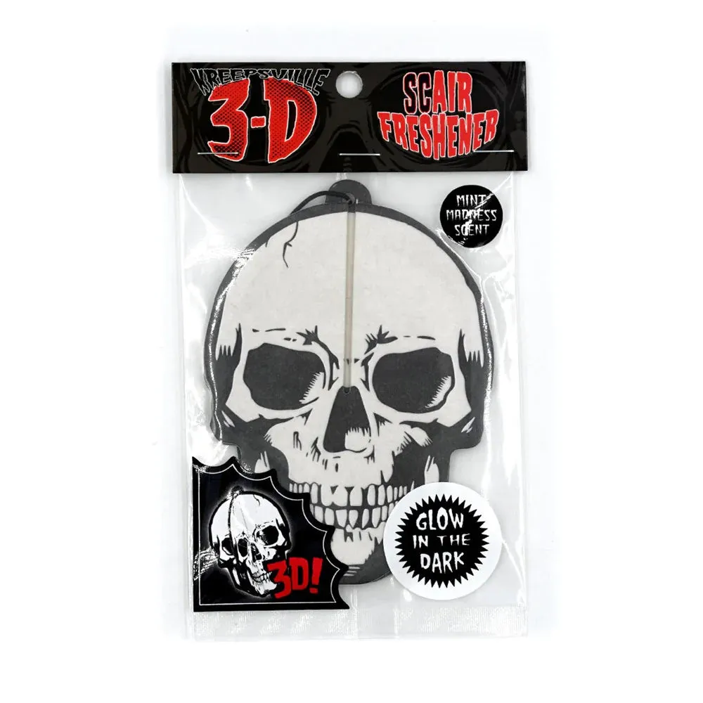 3D-Glow in Dark Skull Air Fre