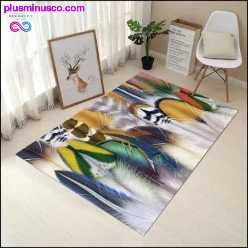 80*120cm Decorative 3D Printing Anti-Slip Rug or Carpet for