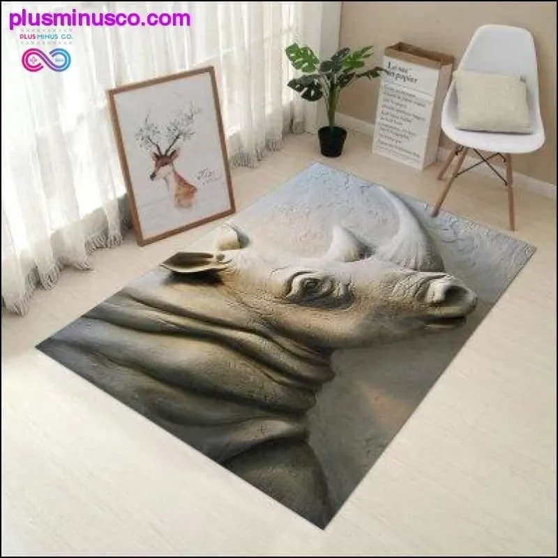 80*120cm Decorative 3D Printing Anti-Slip Rug or Carpet for