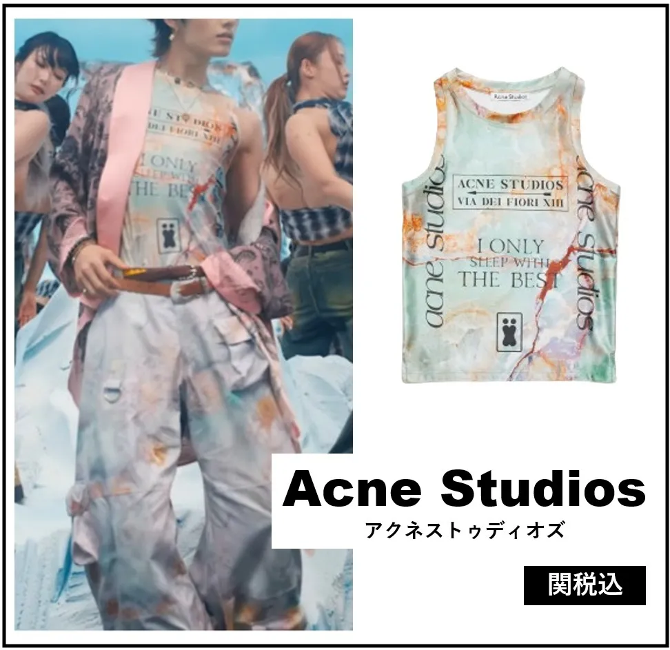 Acne Studios  |Unisex Street Style Designers Tanks