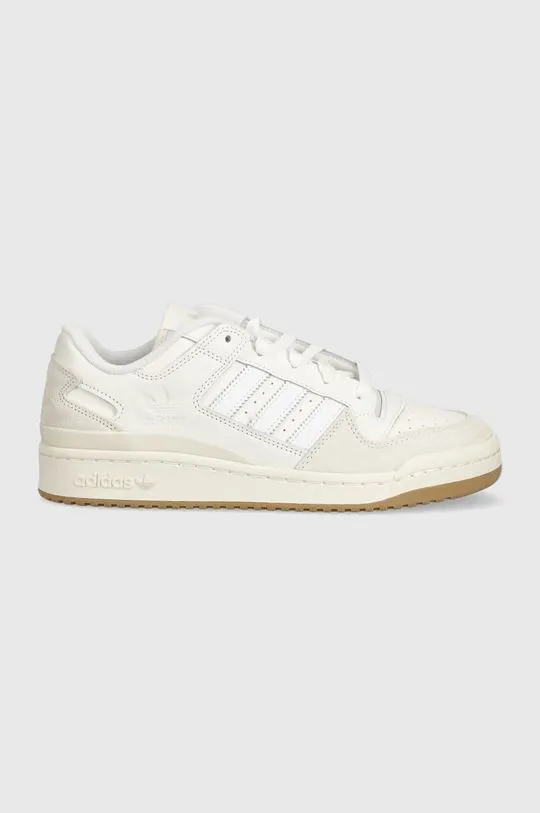 adidas Originals leather sneakers Forum Low white color