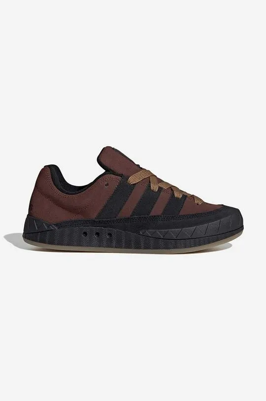 adidas Originals suede sneakers Adimatic brown color