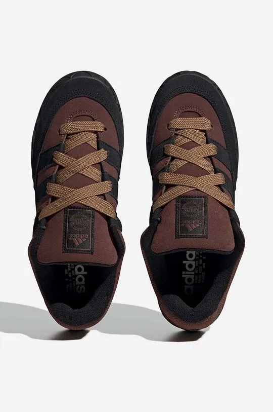 adidas Originals suede sneakers Adimatic brown color