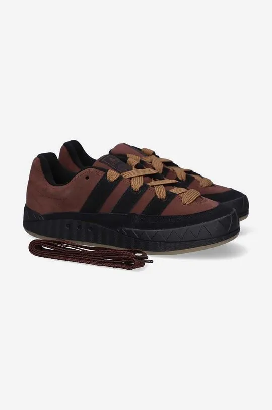 adidas Originals suede sneakers Adimatic brown color