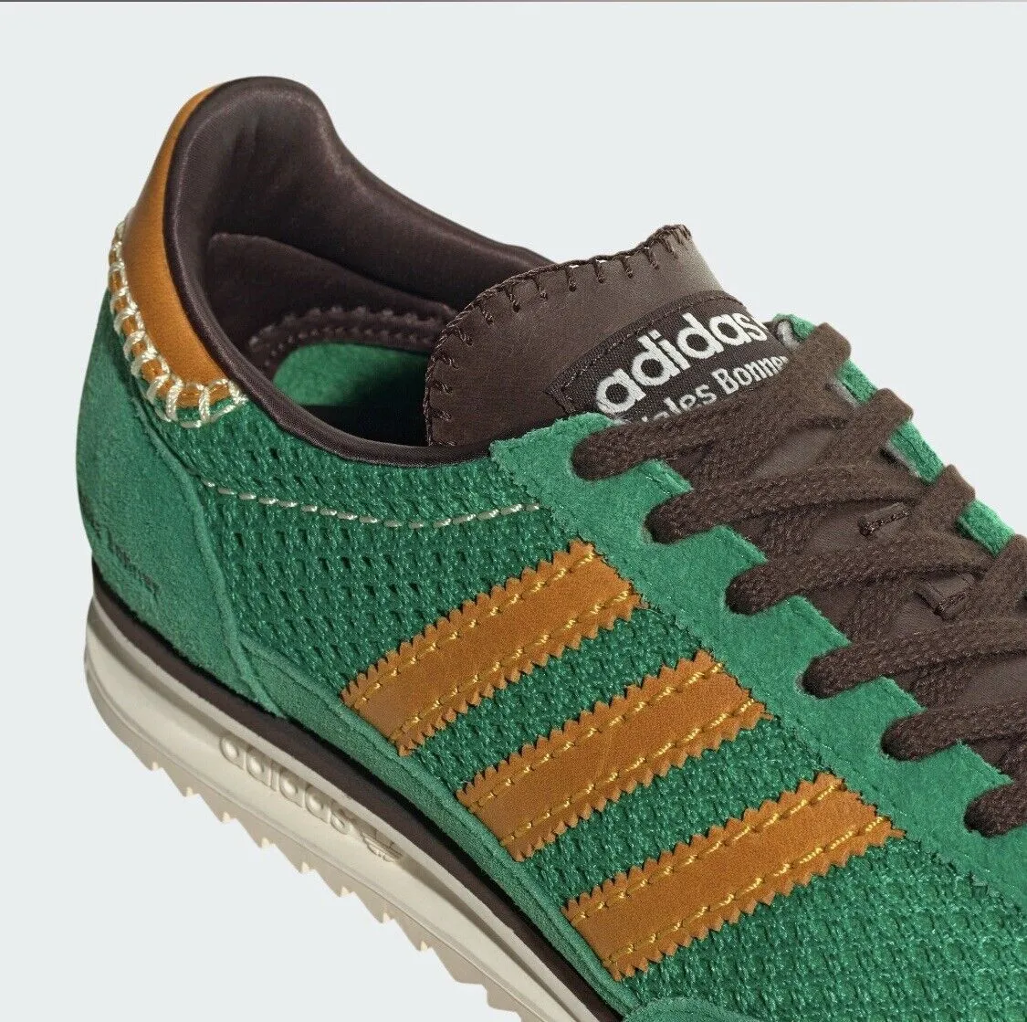 Adidas SL72 Knit Wales Bonner Team Green Collegiate Gold Dark Brown IG0571