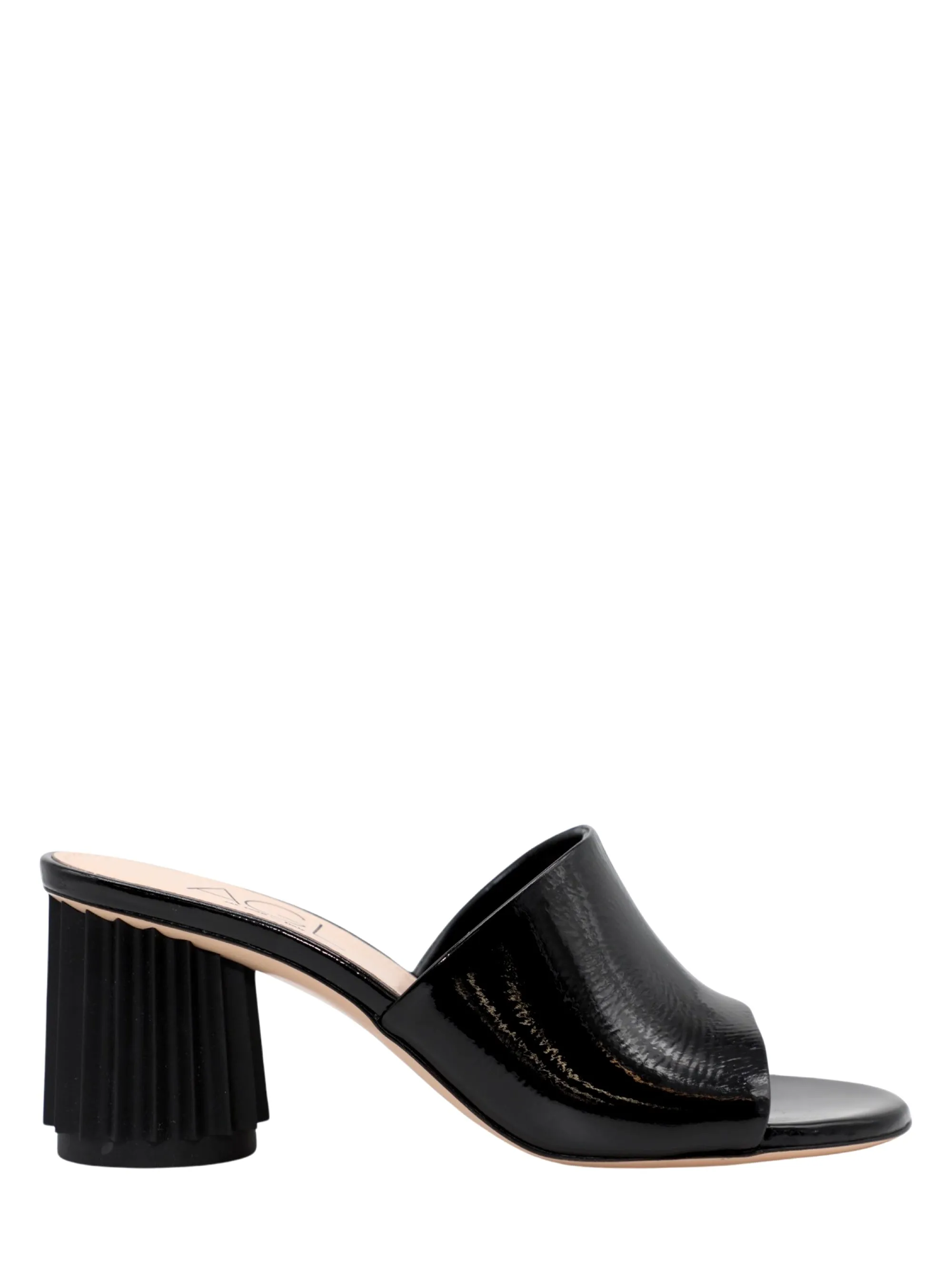 AGL Dorica M Slide Sandal Heel in Black