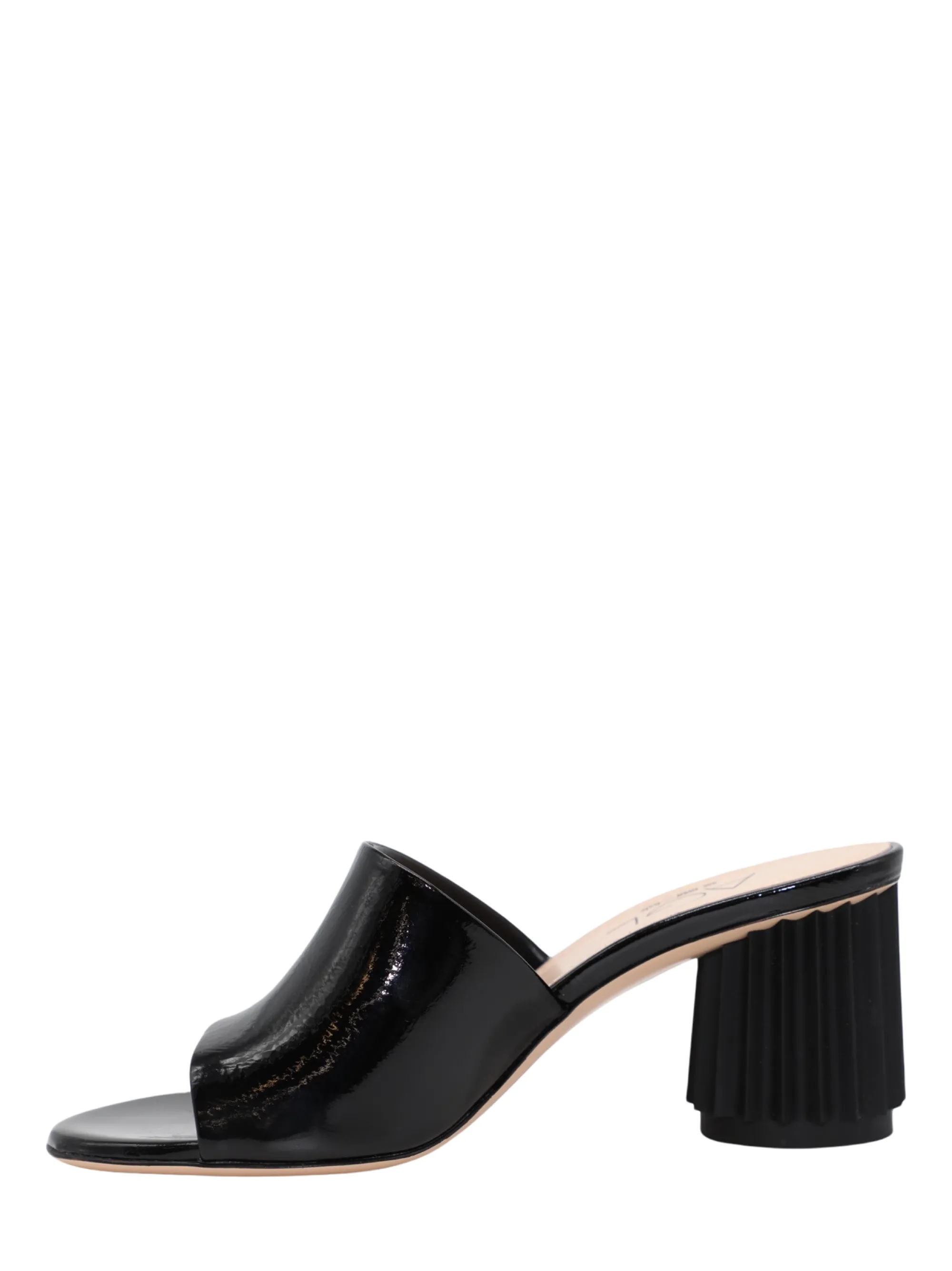 AGL Dorica M Slide Sandal Heel in Black