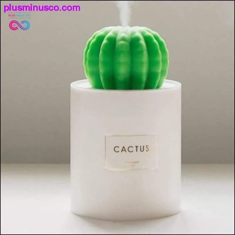 Air Humidifier Cactus Aromatherapy Diffuser 280ml USB With