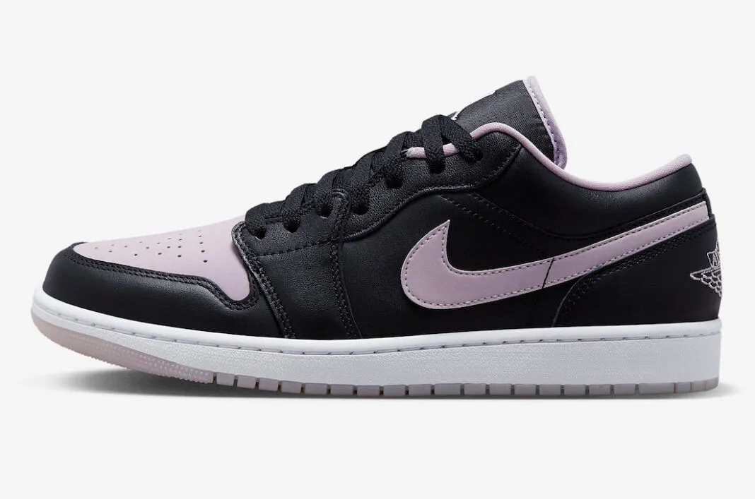 Air Jordan 1 Low SE Black Iced Lilac White DV1309-051