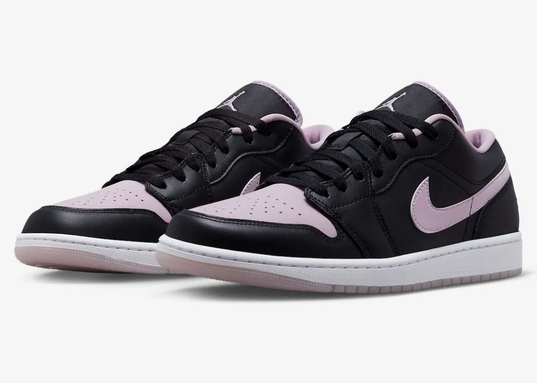 Air Jordan 1 Low SE Black Iced Lilac White DV1309-051