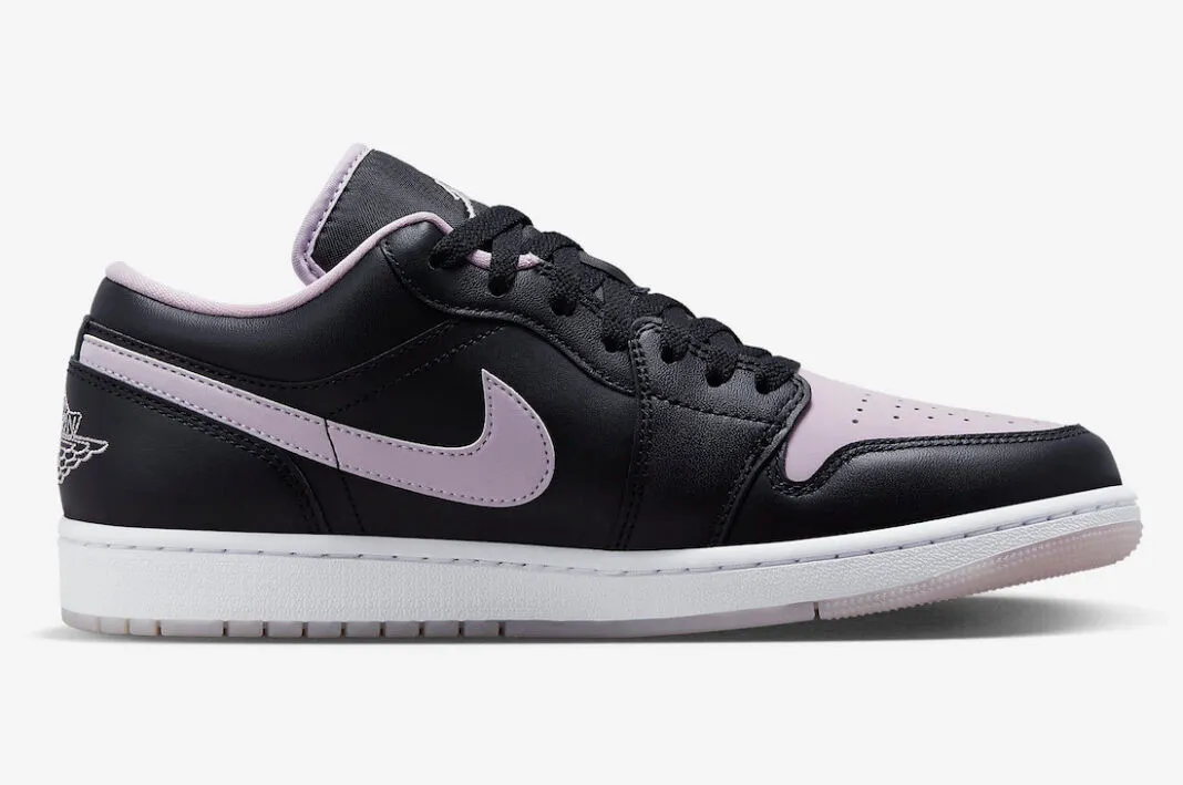 Air Jordan 1 Low SE Black Iced Lilac White DV1309-051