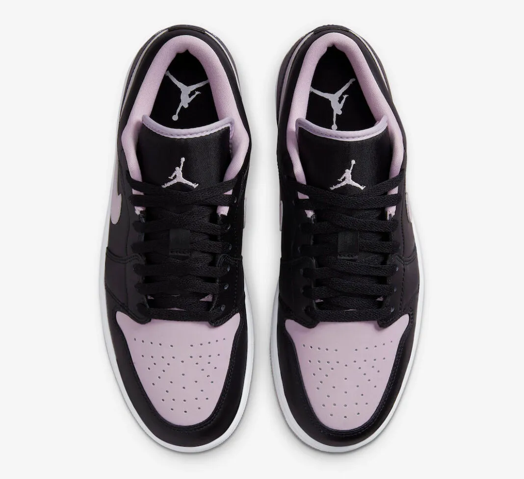 Air Jordan 1 Low SE Black Iced Lilac White DV1309-051