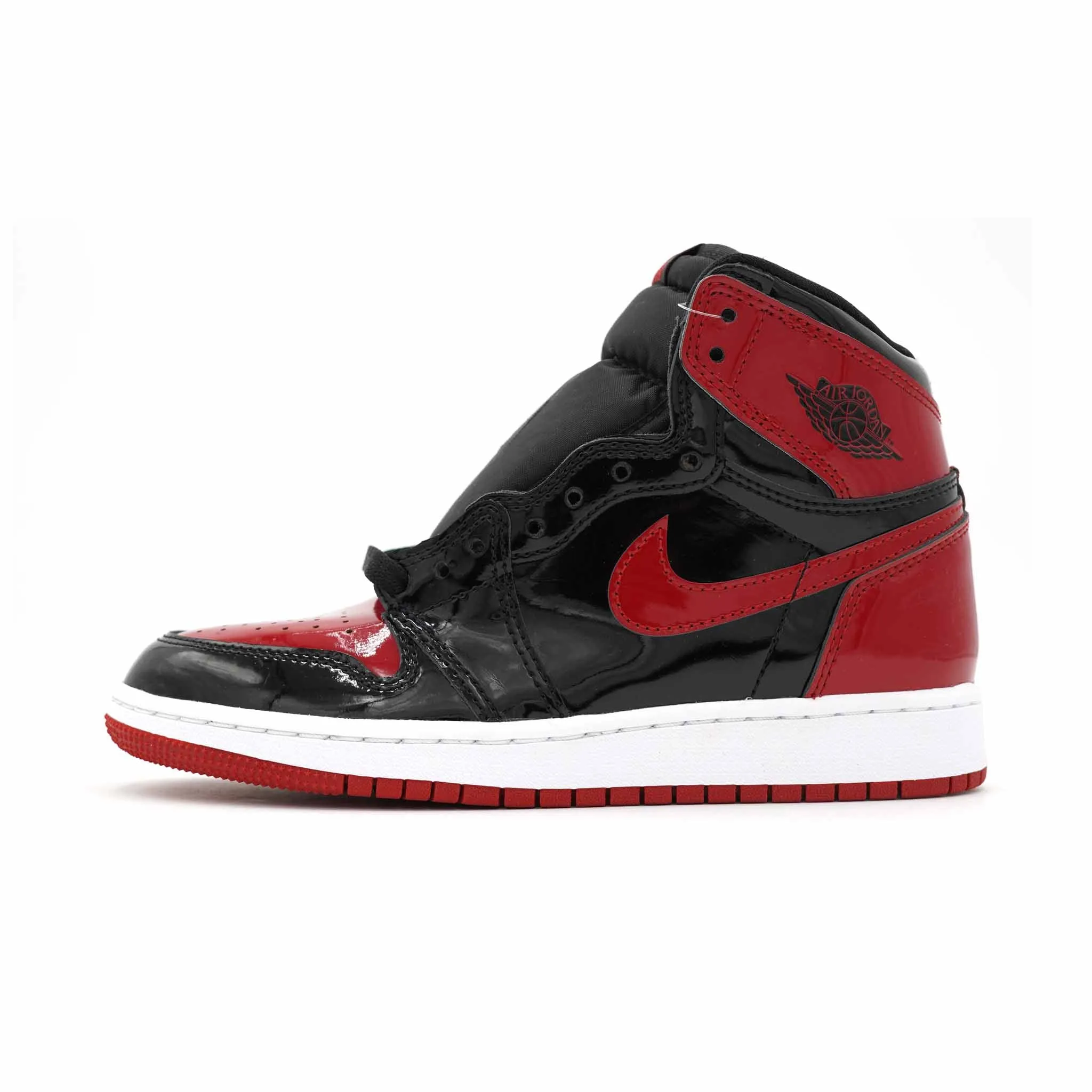 AIR JORDAN 1 RETRO HIGH PATENT BRED OG GS (YOUTH) 2021