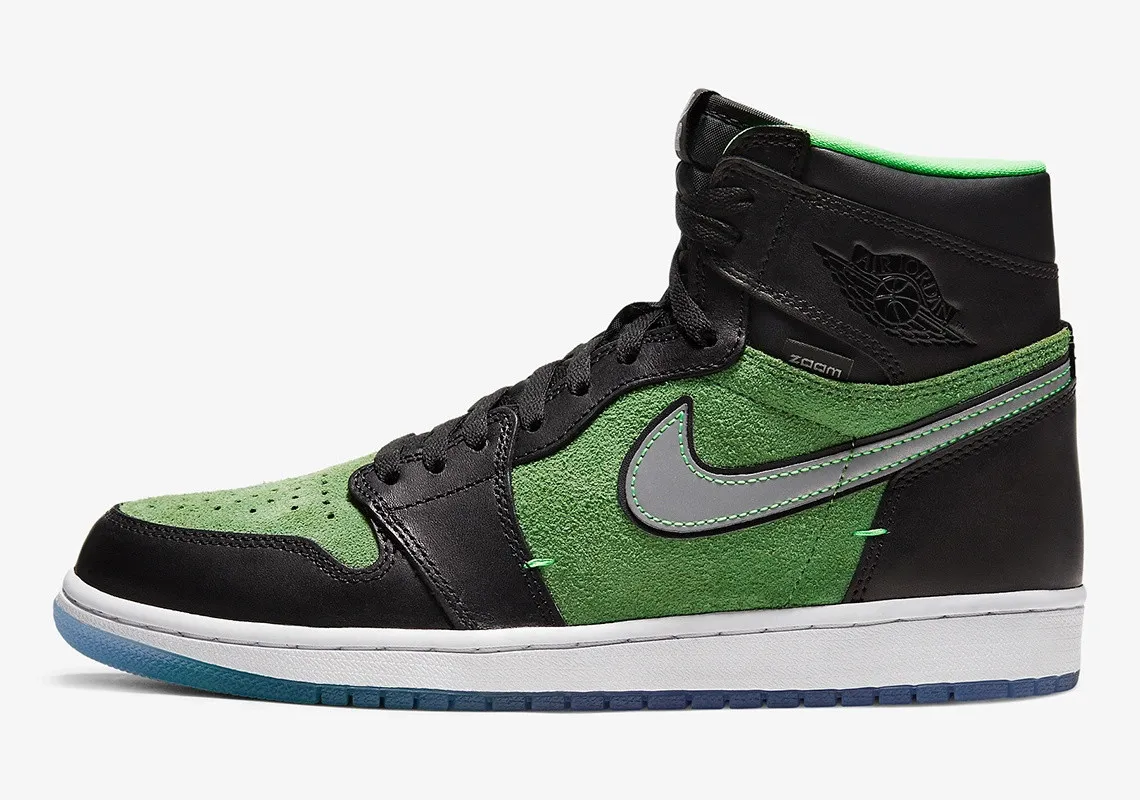 Air Jordan 1 Retro High Zoom Zen Green Black Tomatillo Rage CK6637-002