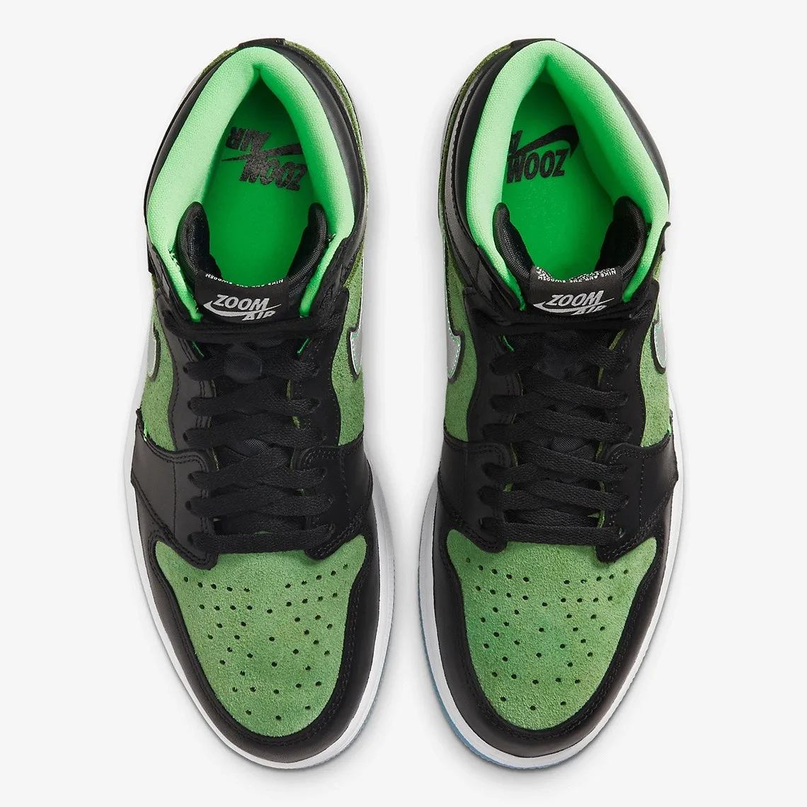 Air Jordan 1 Retro High Zoom Zen Green Black Tomatillo Rage CK6637-002