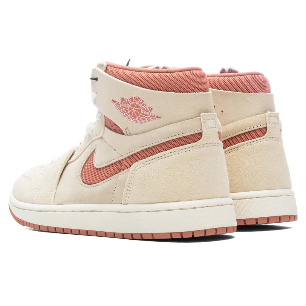 Air Jordan 1 Zoom CMFT 2 - Sail/Terra Blush/Burnt Sunrise