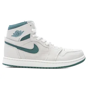 Air Jordan 1 Zoom CMFT 2 - Summit White/Biocoastal/Oxidized Green