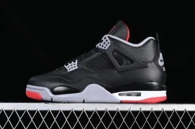 Air Jordan 4 Bred Reimagined Black Fire Red Cement Grey Summit White FV5029-006