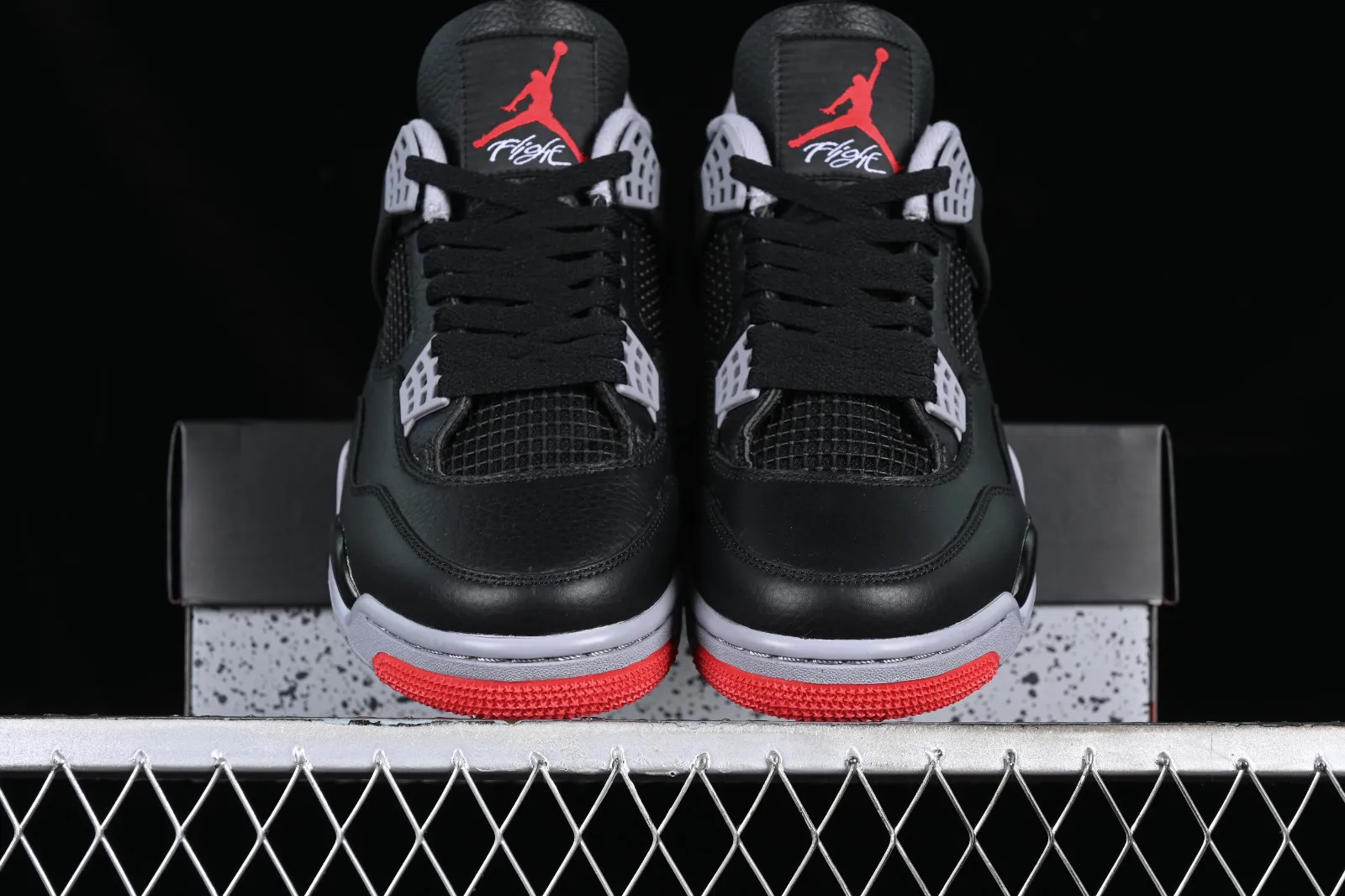 Air Jordan 4 Bred Reimagined Black Fire Red Cement Grey Summit White FV5029-006