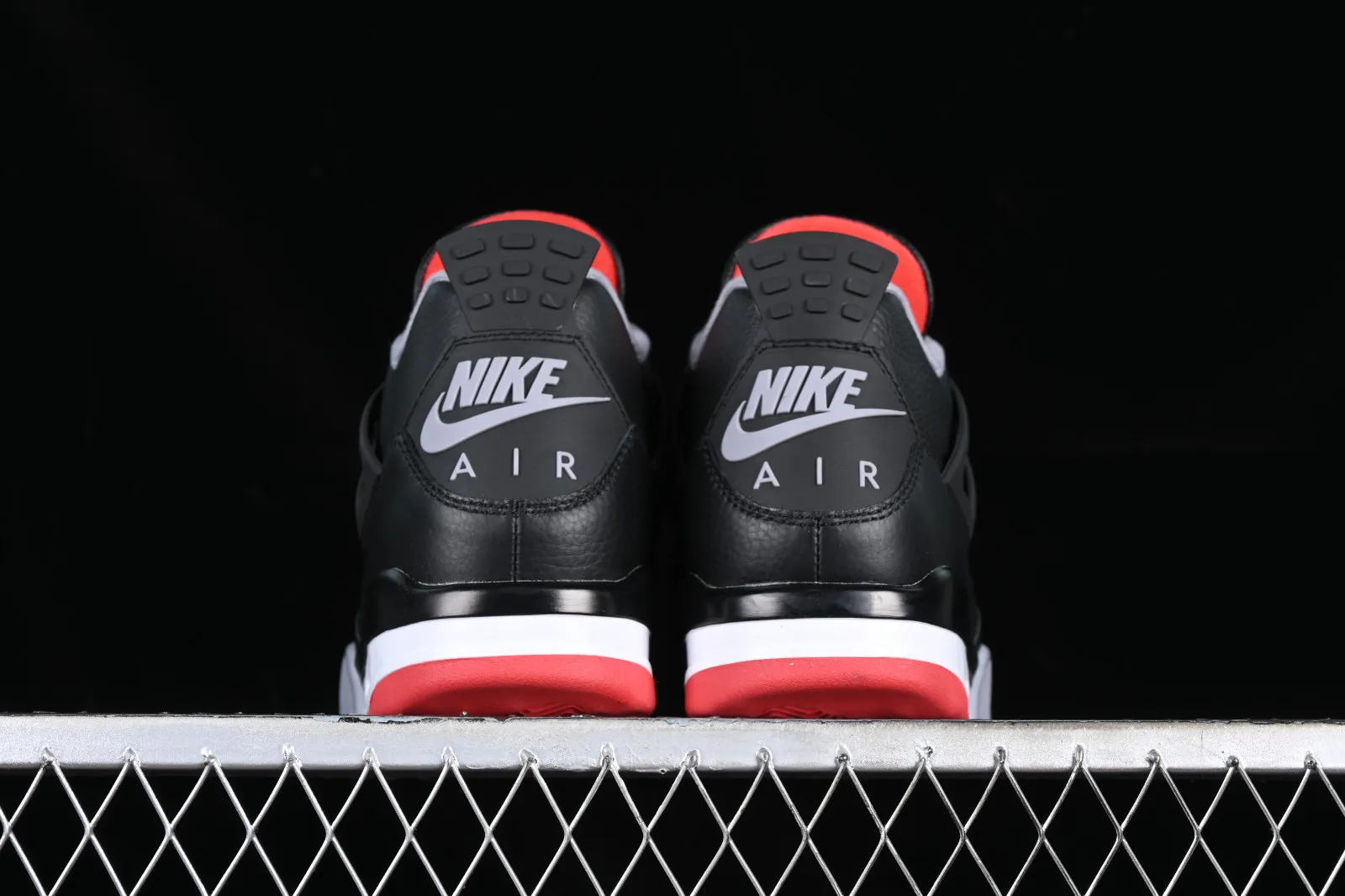 Air Jordan 4 Bred Reimagined Black Fire Red Cement Grey Summit White FV5029-006