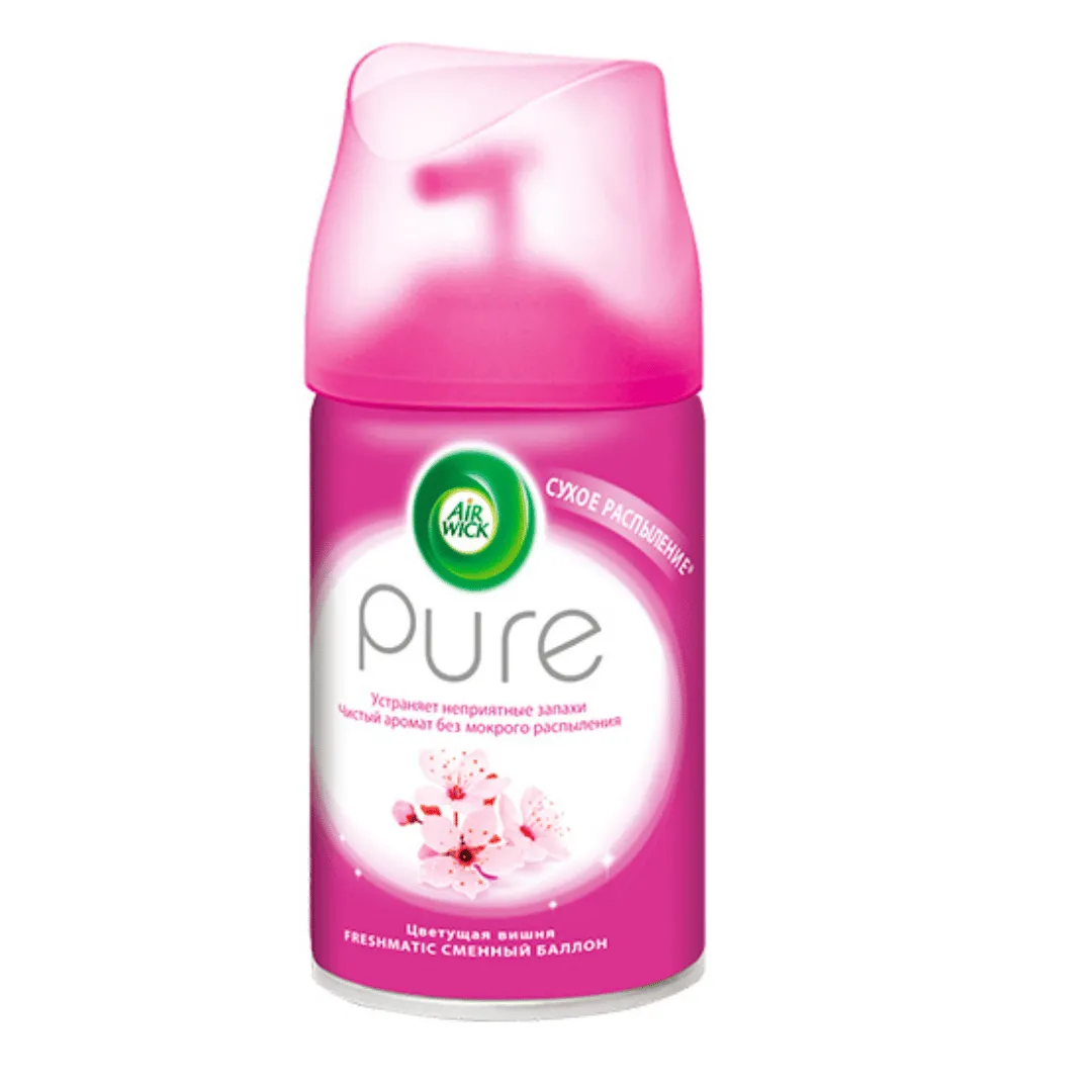 Air Wick – vaporisateur de remplacement de couleur cerise pure, pour désodorisant automatique, 250ml