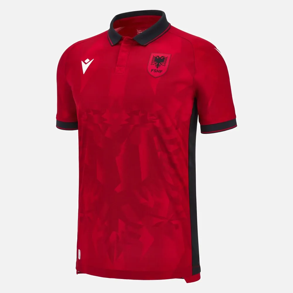 Albania national team fshf 2023/24 adults' home match jersey