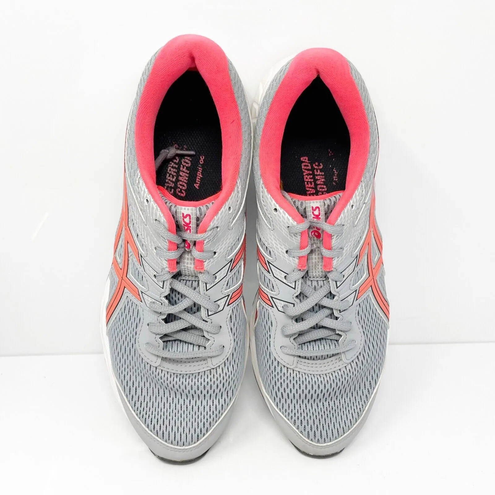 Asics Womens Gel Contend 6 1012A570 Gray Running Shoes Sneakers Size 9.5