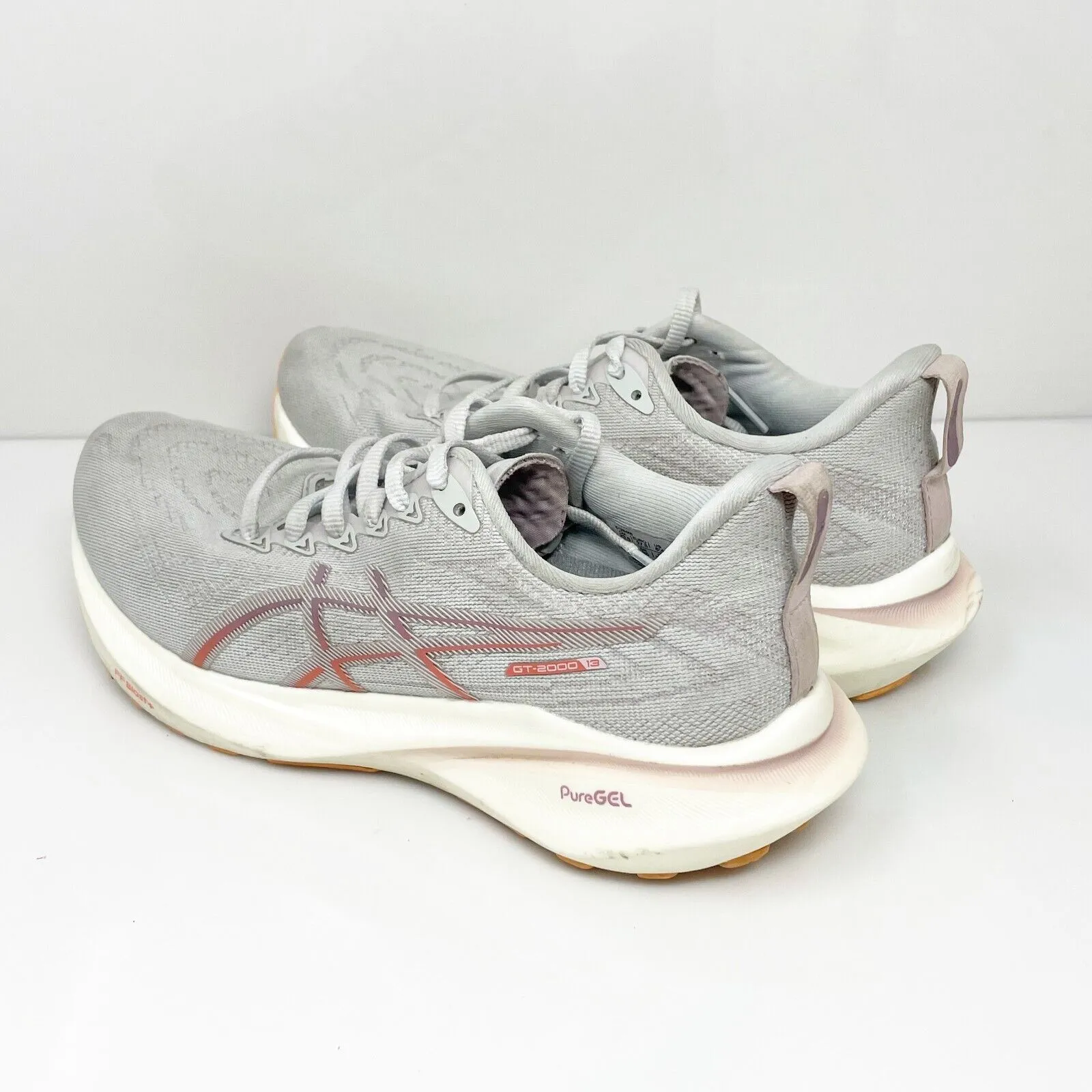 Asics Womens GT 2000 13 1012B666 Gray Running Shoes Sneakers Size 6.5