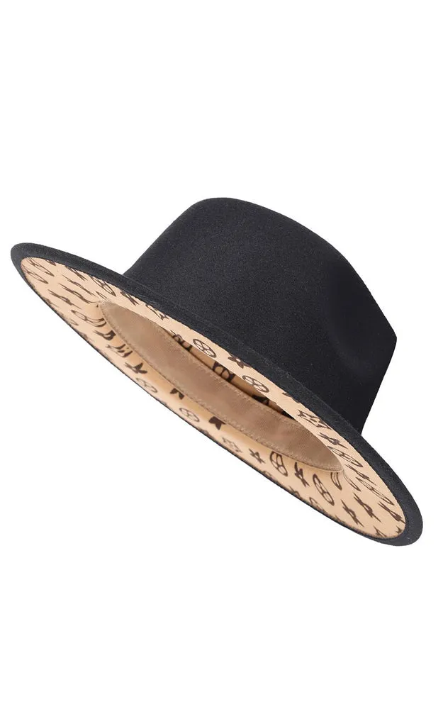 AT439 Pattern Style Fashion Fedora Hat