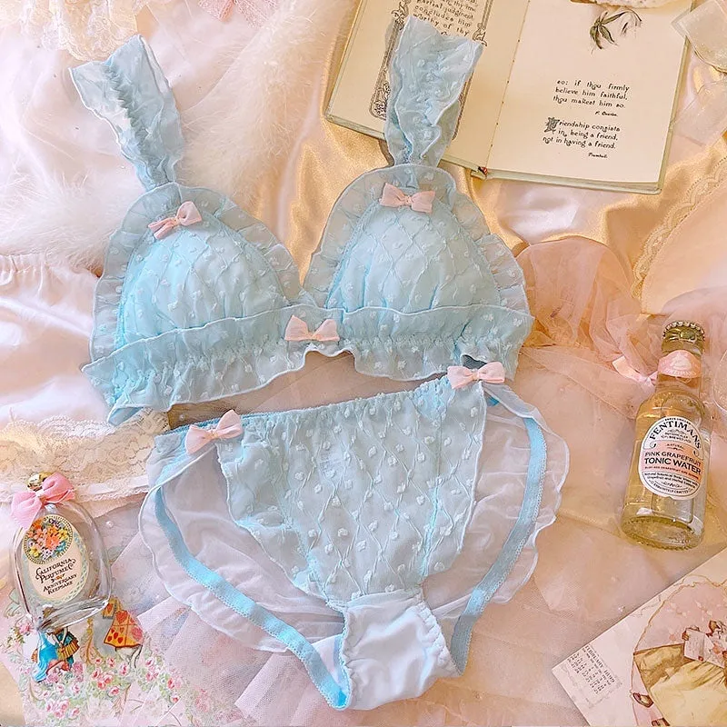 Baby-Dollcore Nymphette Kawaii Princess Lolita Lingerie Set