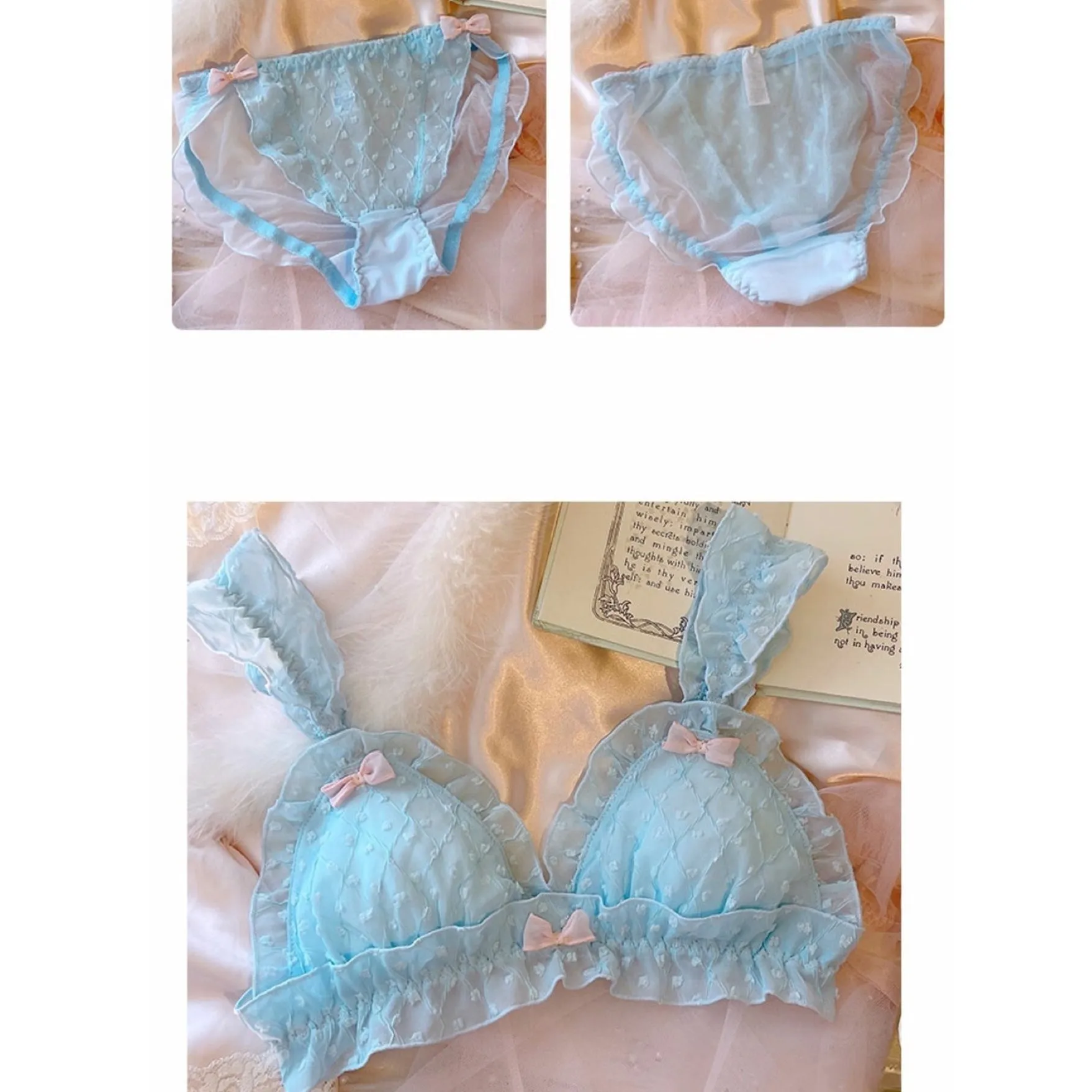 Baby-Dollcore Nymphette Kawaii Princess Lolita Lingerie Set