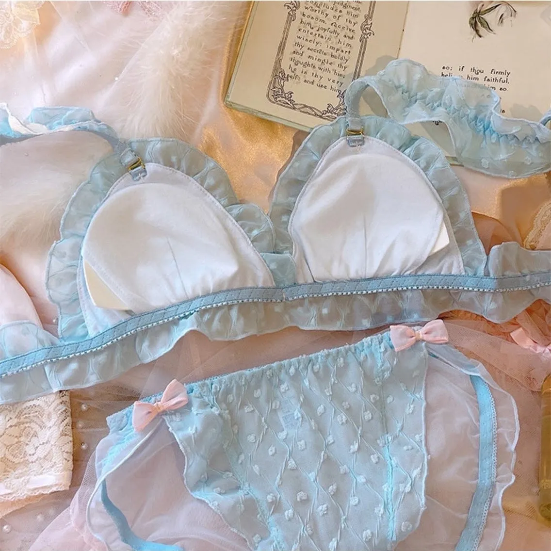 Baby-Dollcore Nymphette Kawaii Princess Lolita Lingerie Set