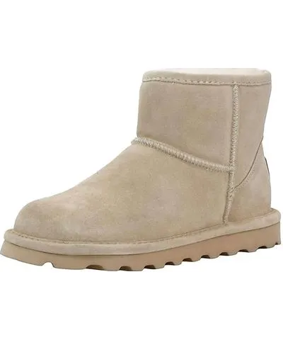 Bearpaw Women's Alyssa Ankle Boot In Camel