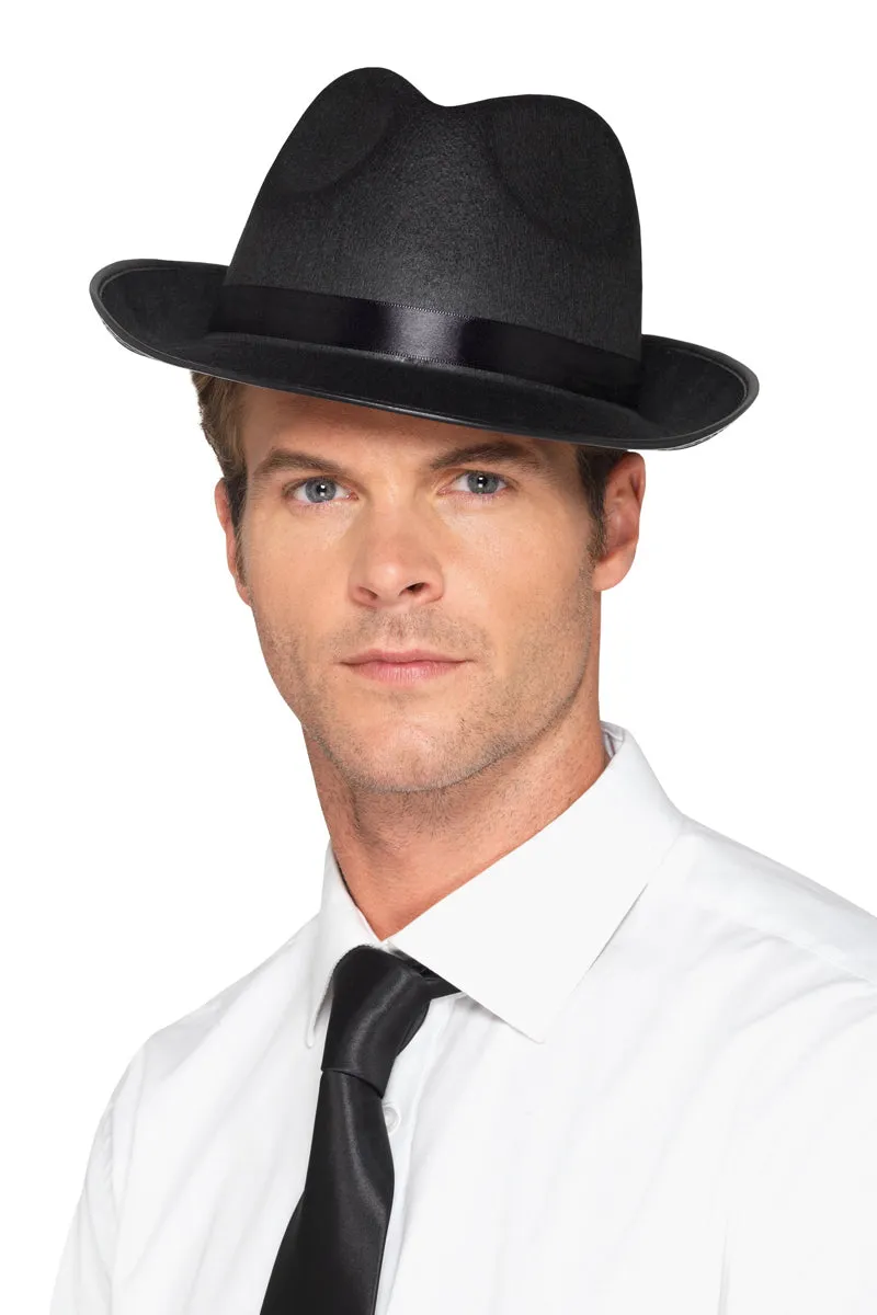 Black Fedora Hat