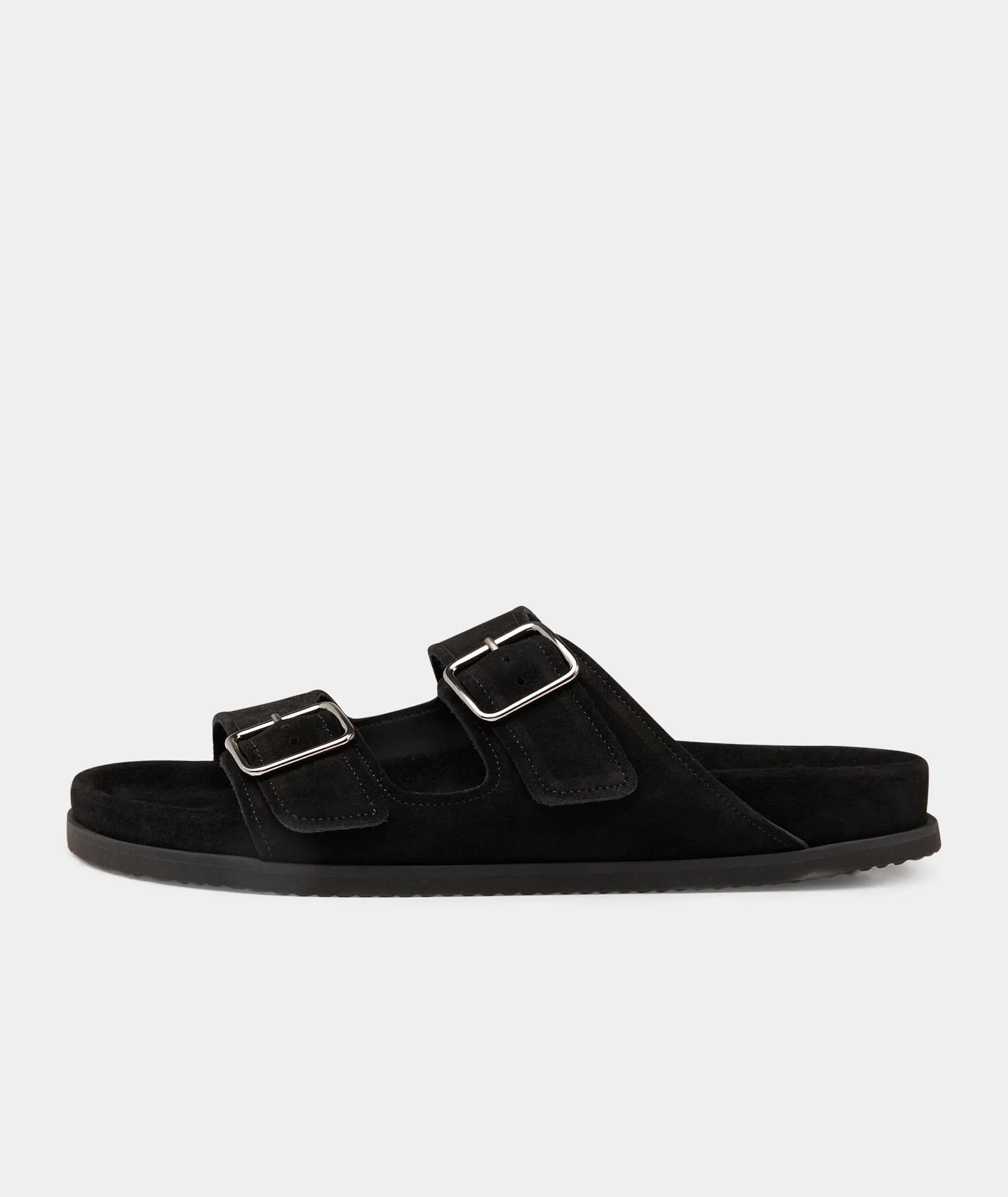 Blake Sandal - Black Suede