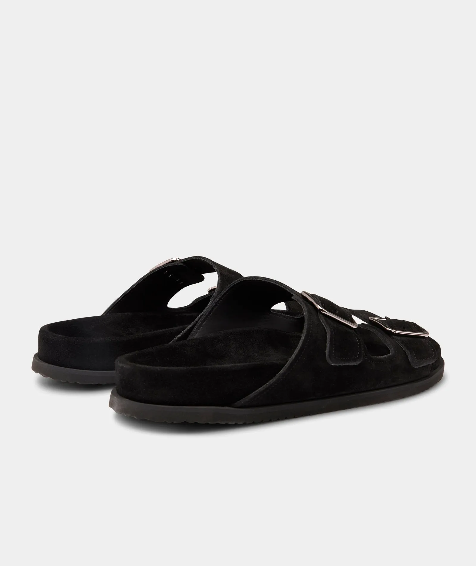 Blake Sandal - Black Suede