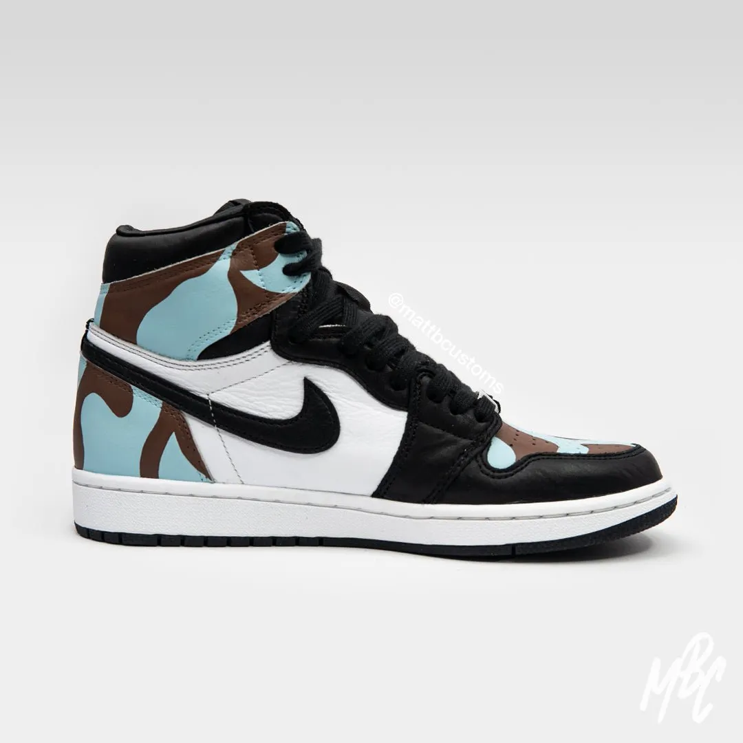 Blue Latte Reverse Swoosh - Jordan 1 High | UK 6 (EU 40)