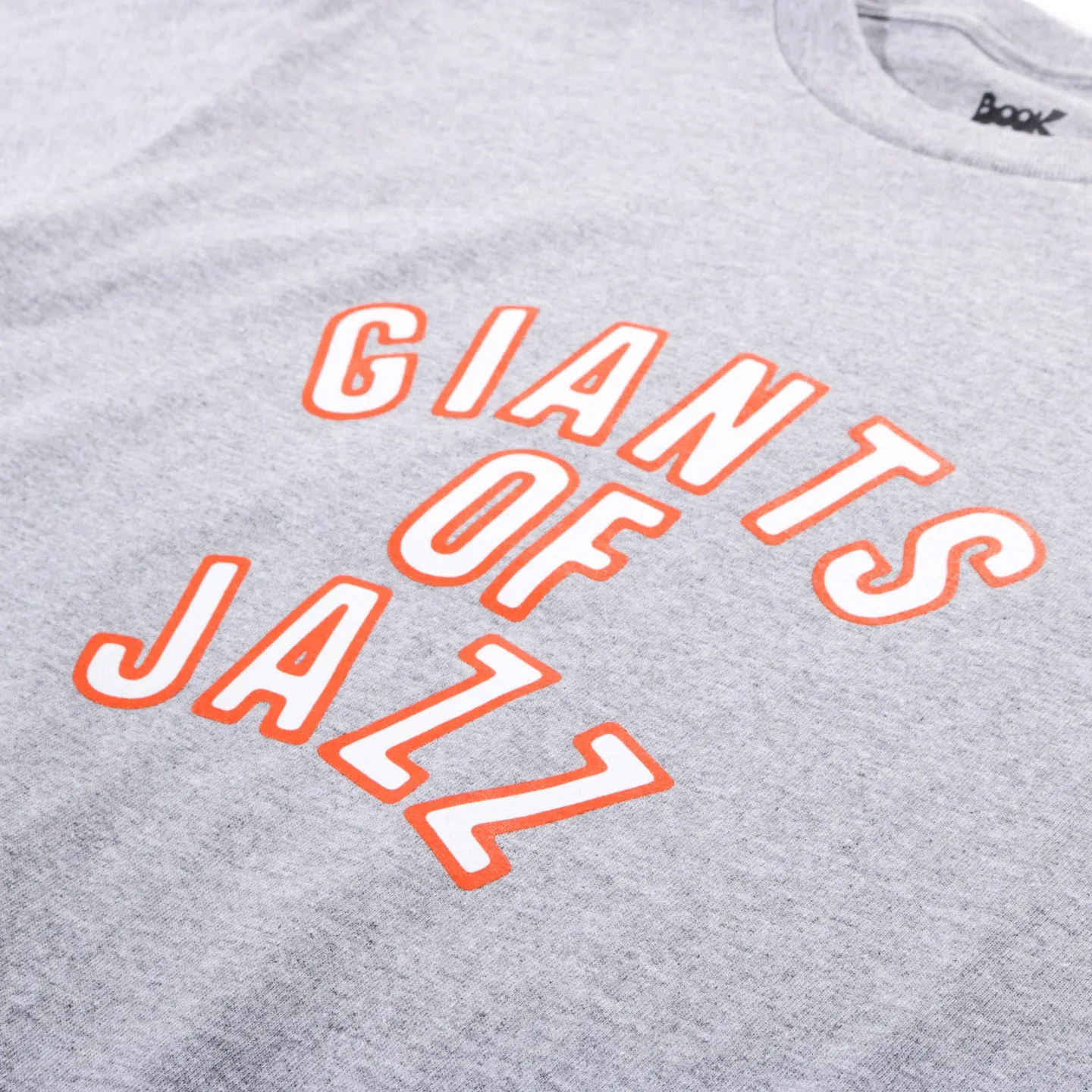 BOOK WORKS GIANTS OF JAZZ TEE GREY