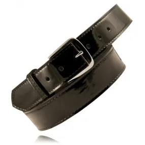 BOSTON LEATHER 1 1/2 PREMIUM HIGH GLOSS LEATHER BELT