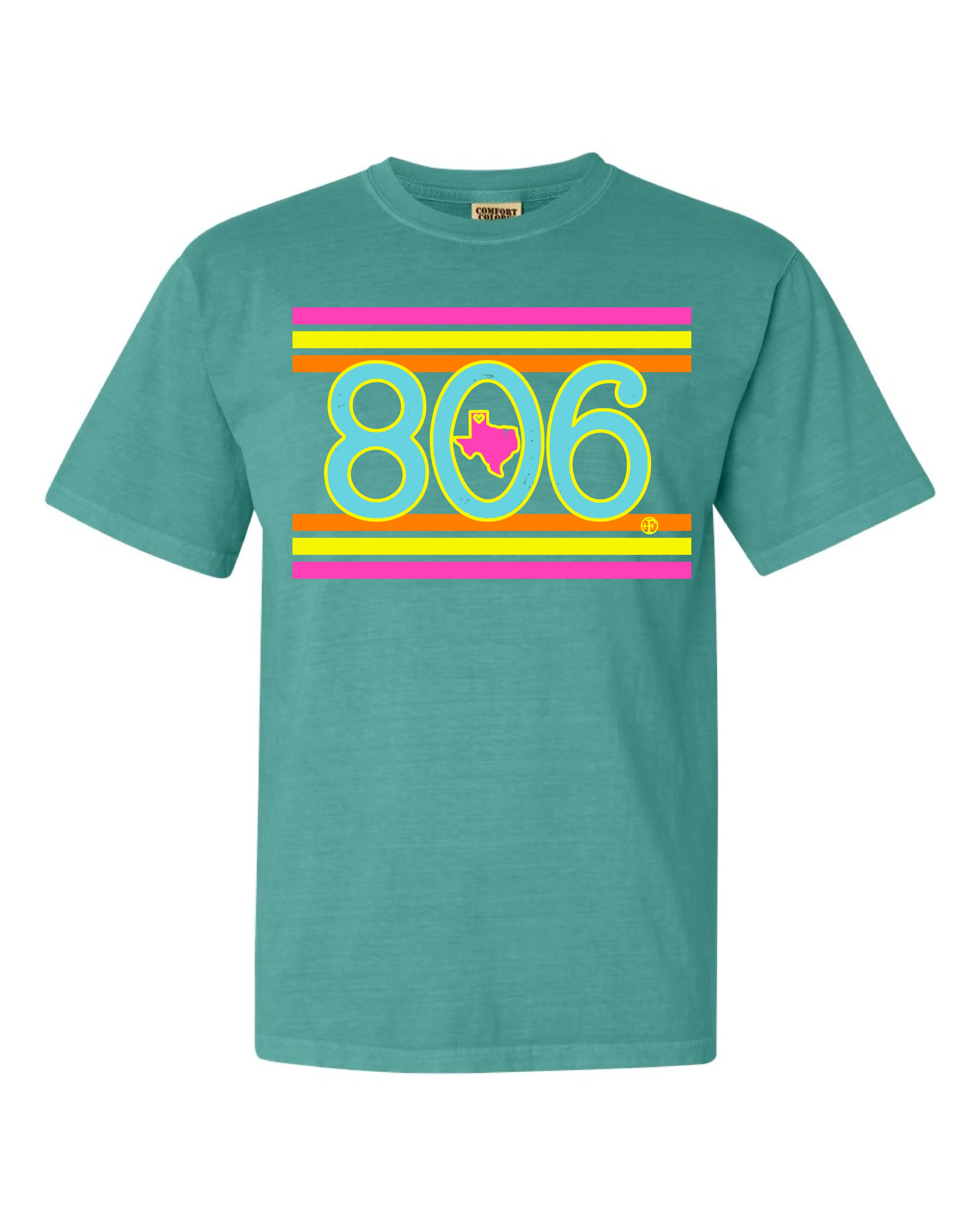 Bright Stripe 806 Tee Sea Foam