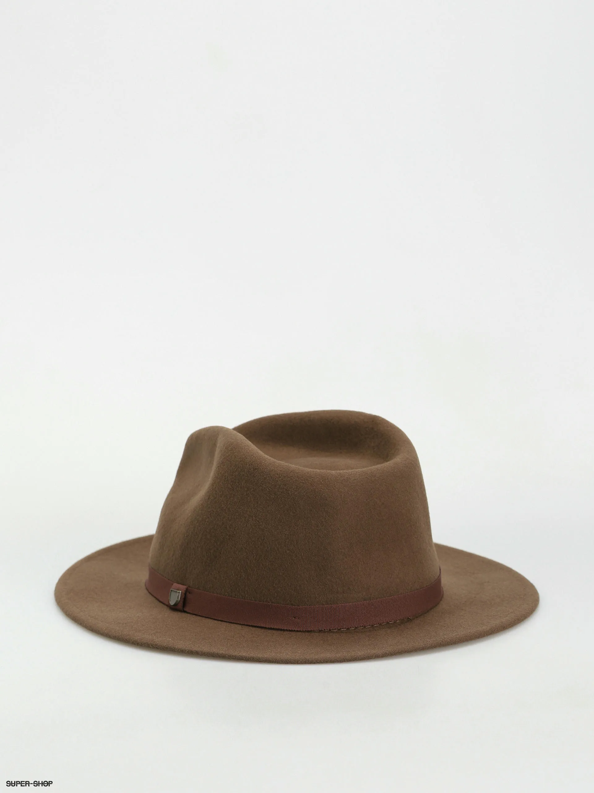 Brixton Messer Packable Fedora Hat (dark earth)