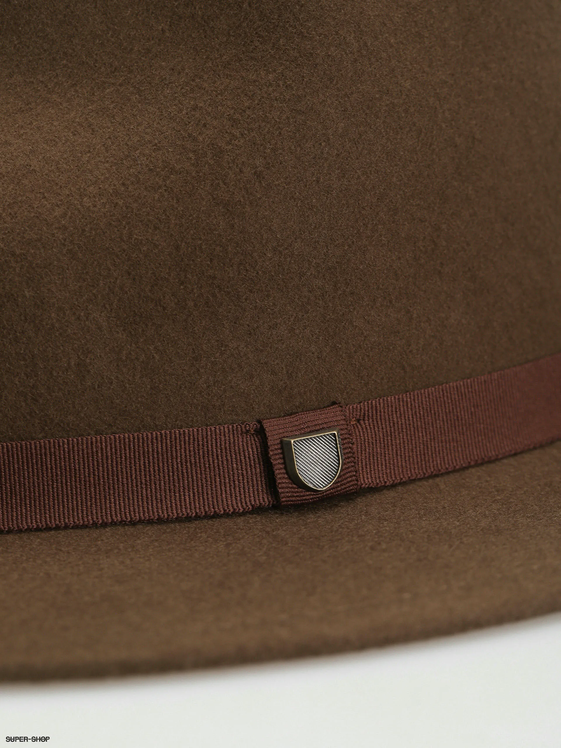 Brixton Messer Packable Fedora Hat (dark earth)