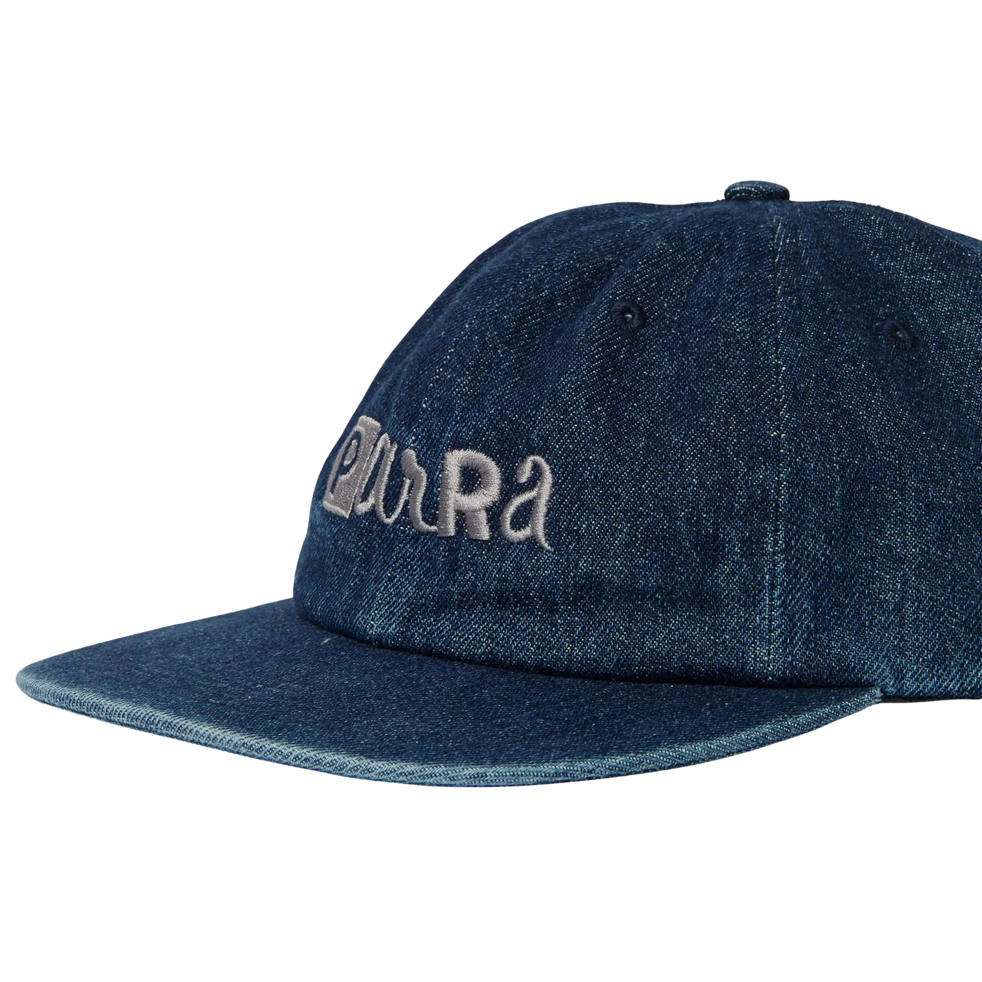 By Parra Blocked Logo 6 Panel Hat Blue