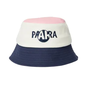 By Parra Looking Glass Logo Bucket Hat Dark Blue