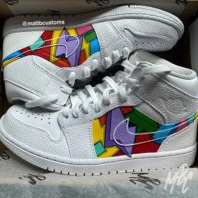 Cartoon Freestyle - Jordan 1 Mid | UK 7.5