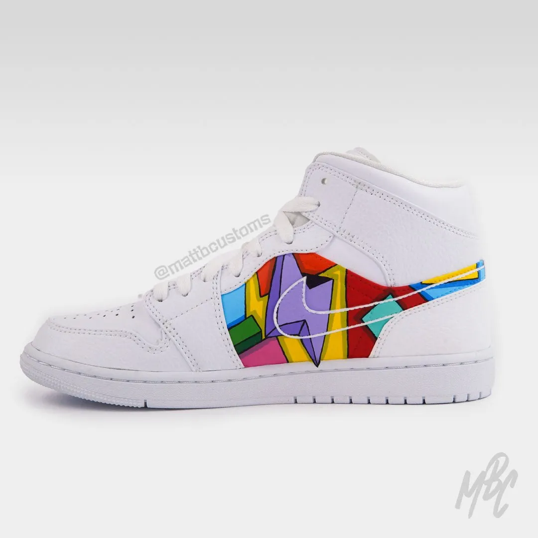 Cartoon Freestyle - Jordan 1 Mid | UK 7.5